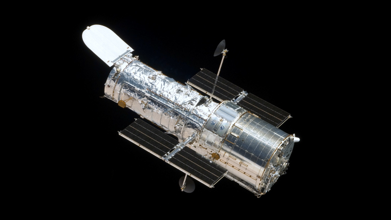 The Hubble Space Telescope.